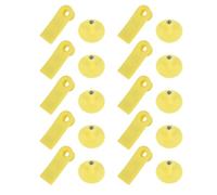 Tag de l'oreille CheoTime, 860-960MHz UHF Étiquette d'oreille de bétail avec puce U9, protocole IS018000-6C, gamme de lecture de 1-6m, pour le bétail, les chèvres, les moutons, la