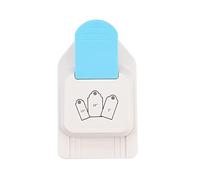 Tag Punch Tag Puncher 3 dans 1 Tag Punch Tag Shape Lever Action Craft Punch pour Paper Crafting Round