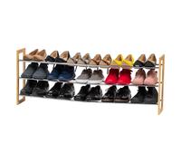 tag re chaussures 3 niveaux IRIS USA pour entr e 15 paires Organiseur chaussures extensible