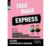 Tage Mage Express: 3 tests blancs + 120 fiches de cours + 600 questions + 720 vidéos 2026