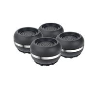 TAGEPOR Coussinets d'oreille anti-vibrations pour machine à laver, 4 coussinets d'oreille anti-vibrations pour l'isolation, arrêter de marcher, réduire le bruit et agiter, tapis en caoutchouc pour