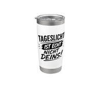 Tageslicht ist echt nicht deins! Gobelet isotherme en acier inoxydable double paroi