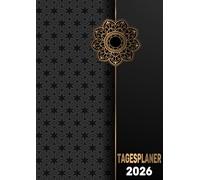 Tagesplaner 2026 1 tag 2 seiten: mit uhrzeit für 365 Tage | von Januar bis Dezember 2026 | ein Monat = Seiten | A4
