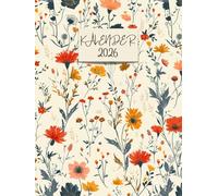 Tagesplaner 2026: Jahreskalender von Januar bis Dezember im A4-Format, eine Seite für jeden Tag mit der Uhrzeit | Buch für 365 Tage | Kalenderbuch | Bürokalender (deutsche Ausgabe).