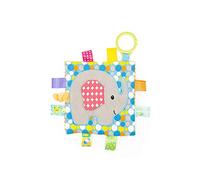 Taggies Crinkle Me Toy with Baby Paper & Squeaker, 16.5 x 16.5-Centimetres, Elephant