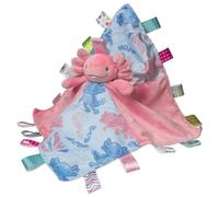 Taggies Lizzy Pink Axolotl Couverture de sécurité avec étiquettes sensorielles 33 x 33 cm