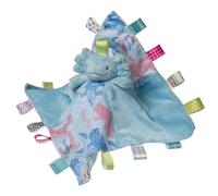 Taggies Mary Meyer, 41625M, Couverture de sécurité pour bébé en Peluche avec étiquettes sensorielles, 33 cm, Aqua Axolotl
