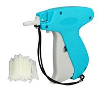 Tagging Gun Stainless Steel Needle Fine Stitch Sewing Gun Garment Tag Attacher with 10000 White Fasteners Kit Stitching Clothes Attacher for Sewing