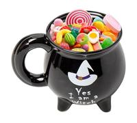 TAGGIO DE CAULDRONNO - 6.3x5.12x5.12 Pouces D'Halloween Witch Water DÉCORATIONS | Décor À La Maison Spectral Pour Les Tables Chaudes Pour Adultes Thé Glace Lait Cappuccino Boire Lait Boissons