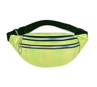 Taglia Unica Sac banane étanche pour voyage, fête, sport, course à pied, randonnée, usage quotidien, cadeau d'anniversaire pour fille, Vert, 30.0 X 13 X 12.0 Centimeters, Imprimé papillon