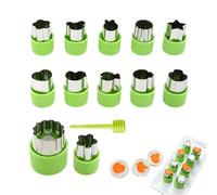 Taglia Verdure- Set Di 12 Da Forno E Gadget Da Cucina | Mini Set Di Formine | Durevole Ideale Per, Fondente, Cottura Al Forno, Cucina, Feste E Vacanze