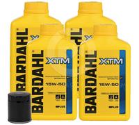 TAGLIAND 4LT D'HUILE BARDAHL XTM SYNT 15W50 + FILTRE YAMAHA YFM 400 Hunter 2007
