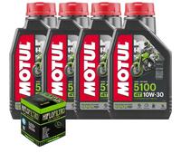 Tagliando Huile Motul 5100 10W50 Filtre Pour Polaris 325 Sportsman ACE ETX 14 15