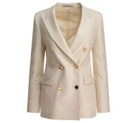 Tagliatore Blazer femme blanc en coton coupe classique - 42