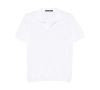 Tagliatore - Keith Polo Tricot Manches Courtes - Homme - Tops - Blanc - Taille: 3XL