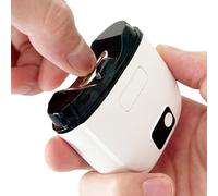 Tagliaunghie Elettrico - Tagliaunghie Regolabile a 3 Velocità,Elettrico per Mani, bianco Per Bambini Adulti Uomini Donne Casa Ufficio Scuola