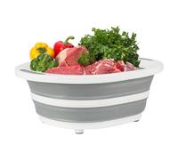 Tagliere Pieghevole - Pieghevole Da Cucina | Tagliere Multifonzionale | 2 en 1 Vaschetta E Piano Da Taglio | Contenitore Da Lavaggio Portatile Per Frutta, Verdura, Carne E Campeggio