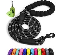 Taglory Laisse Chien Corde réfléchissants pour Chiens de Moyenne Grande | Ultra-Résistante Grade Escalade Ø 1,2 cm, Pour Grand Chien qui Tire, Prise en Main Douce Sans Brûlure, Balade Quotidienne