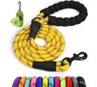 Taglory Laisse Chien Corde réfléchissants pour Chiens de Moyenne Grande | Ultra-Résistante Grade Escalade Ø 1,2 cm, Pour Grand Chien qui Tire, Prise en Main Douce Sans Brûlure, Balade Quotidienne
