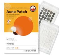 TagoZ 72 Patchs anti-acné, patch boutons acne, imperméables et invisibles, purifiants et nettoyants, estompent les marques d'acné, utilisables jour et nuit, 2 tailles (10/12 mm)