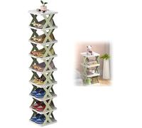 tagre chaussures verticale multicouche tagre chaussures extensible angle troit vert 4 couches