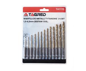 TAGRED TA1115 Kit de forêt spiralé pour métal