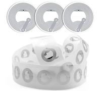 Tags NFC 50Pcs, BetterJonny NFC Autocollants Tag Stickers 25mm Round NTAG215 Programmable 504 Bytes Memory Fonctionne avec Tous les Téléphones et Appareils Compatibles, Blanc