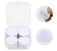Tags NFC 50pcs, blanc vierge cartes NFC autocollants NFC 25mm, NTAG215 cartes NFC avec dos adhésif compatible avec TagMo Amiibo, téléphone avec NFC-Enabled, facile pour Progarm Lire Écriture