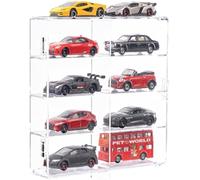 Tagtight 1:64 pour Hot Wheel Display Box Modèle de Voiture Armoire à Rack pour Hotwheel Cars Moulé sous Pression Rangement étanche à la poussière Boîte d'affichage B