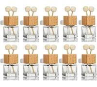 Tagtight 10 Pièces Diffuseur Suspendu De Voiture, Clip de Ventilation de Parfum de Voiture Sortie D'Air Automatique Bouteille de Parfum, Supprimer L' Diffuseur de Parfum D'Arôme, Désodorisant