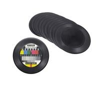 Tagtight 12Pcs Disques Vinyles Vierges 7 Pouces, CD Disque Vinyle pour Décor de Chambre, Mur De Décor Disque Vinyle, Faux Disques Décor, CD Rock Affiches Décoration pour Café, Maison, Fête