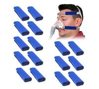 Tagtight 16 Pcs Housses de Sangle CPAP, Coussinets Faciaux CPAP, Coussinets de Sangle de Confort pour sangle CPAP, Housse de Masque Facial en Polaire Douce Adaptée
