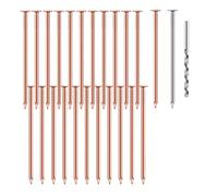 Tagtight 25 Clous en Cuivre pour Tuer les Arbres, Clous en Cuivre Pur de 3,5 Pouces en Vrac, Clous de Quincaillerie pour Enlever les Souches pour les Arbres