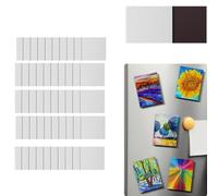 Tagtight 25Pcs Panneau de Toile de Peinture Magnétique, Mini Panneaux de Toile Magnétiques Toile Toiles Vierges pour acrylique//aquarelle, Peinture Art Cadeau Bricolage Décor