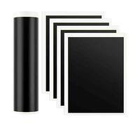 Tagtight 4Pcs Papier de Marquage de Gravure Laser Noir, Papier de Gravure Couleur Laser 39X27 cm pour Métal, Verre, Céramique