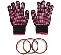 Tagtight Gants résistants à la chaleur et 3 rouleaux de 10 mm x 33 m Bande de presse à chaud, Gants résistants à la chaleur, gants, ruban thermique, ruban de sublimation