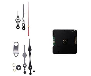 Tagtight Kit de Mécanisme de Mouvement D'Horloge Bricolage Silencieux Radiocommandé Mode de Signal DCF Allemagne avec 2 Ensembles de Remplacement de RéParation de Mains