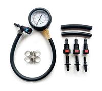 Tagtight Kit de Test de Pression de Carburant, Jauge de Pression de Carburant, Pompe D'Injection de Carburant, Testeur de Pression, Kit pour Voiture, Moto, Camion