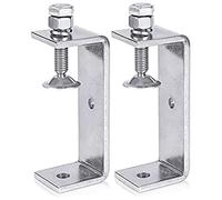 Tagtight 2Pcs Serre Joints C 100MM, Pince en Métal, Pince C Robuste Acier Inoxydable, Pince en C Pince à Bois avec Larges Ouvertures de Mâchoire, Pinces et Tendeurs, Outils de Travail du Bois