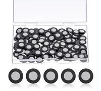 Tagtight Lot de 200 points de suivi magnétiques 3D pour scanner, marqueur de scan 3D, intérieur 6,0 mm, extérieur 10 mm, point de référence hautement réfléchissant, marqueurs de points de référence