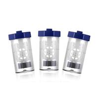 Tagtight Lot de 3 nettoyeurs de lentilles de contact au peroxyde d'hydrogène, portable, blanc