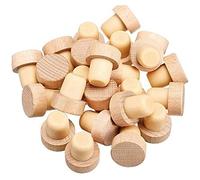 Tagtight Lot de 50 bouchon bouteille vin en forme de T, bouchon liege Réutilisables, bouchon bouteille En bois et caoutchouc Pour bouteille de vin et de bière, huiles, boissons