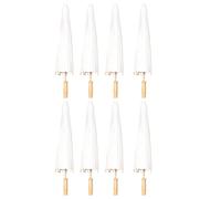 Tagtight Lot de 8 parasols en papier pour mariage, cadeaux, 60 cm, en bambou, pour décoration de table, fête de mariage, accessoires photo