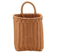 Tagtight Panier de rangement de cuisine avec poignée - Paniers suspendus tissés à la main pour le salon - L