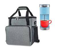 Tagtight Sac de Voyage pour Machine à café - Sac de Rangement pour Machine à Portable - Portions Individuelles - Organiseur avec Poche pour Les déplacements