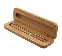 Tagtight Stylo-plume en bois, Stylo Plume en Bambou avec boîte pour cadeaux d'affaires, stylo plume de qualité supérieure, Plume Exécutif Bambou Naturel Fait à la Main pour bureau, calligraphie