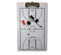 Tagtight Tableau Tactique effaçable à Sec de Football/Basketball pour entraîneurs, Dossier Tactique avec 2 Porte-stylos + 2 stylos, Tableaux Blancs pour stratégie, Techniques, (35 x 22 cm)