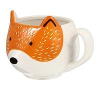 Tagtight Tasses à café et mugs 3D Renard Kawaii, tasse à thé en porcelaine, motif renard de dessin animé, tasse à café, tasse à lait, tasse à cappuccino animal 3D, cadeau amusant pour femme, petite
