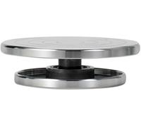 Tagtight Tournette De Potier en Aluminium, Plateau Tournant en argile à Double Face 12 / 15cm pour Outils de Rotation de Roue de Poterie de Plate-Forme de Sculpture en Argile en Céramique