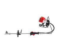Tagtuell Débroussailleuse à essence, 4 en 1, débroussailleuse, taille-haie, 52 cc, dragonne de transport professionnelle et rallonge, système combiné, taille-haie, débroussailleuse